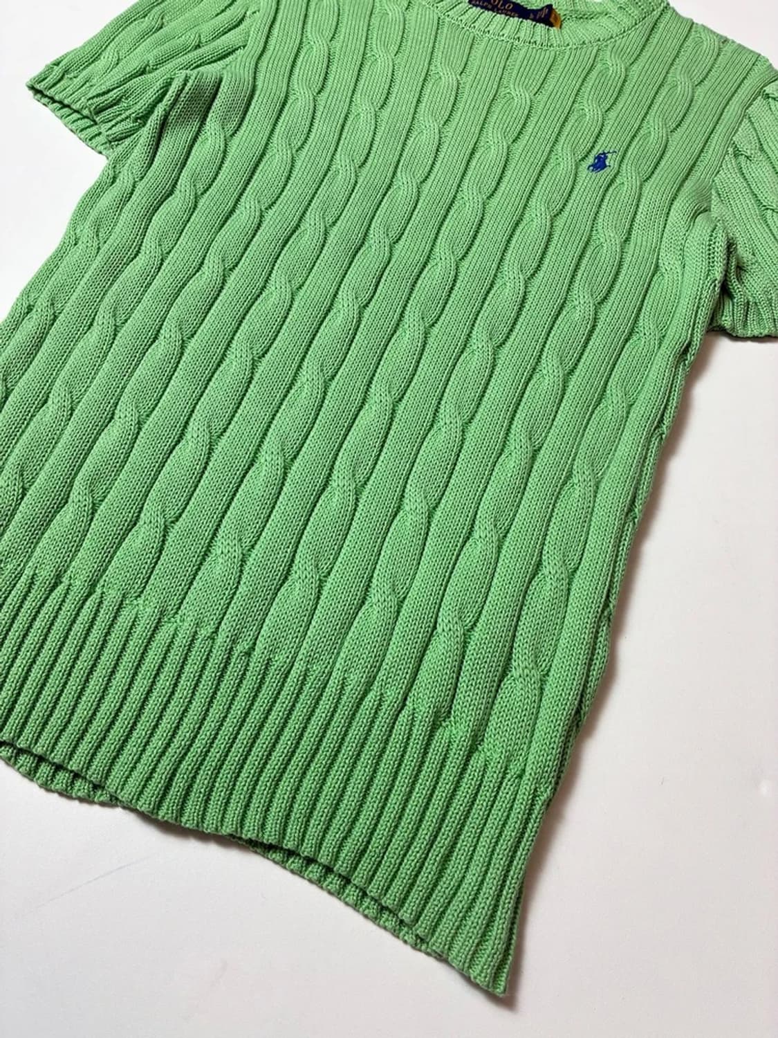 폴로 랄프로렌 큐알 신형 우먼스 반팔 니트 PN8099 상품이미지5