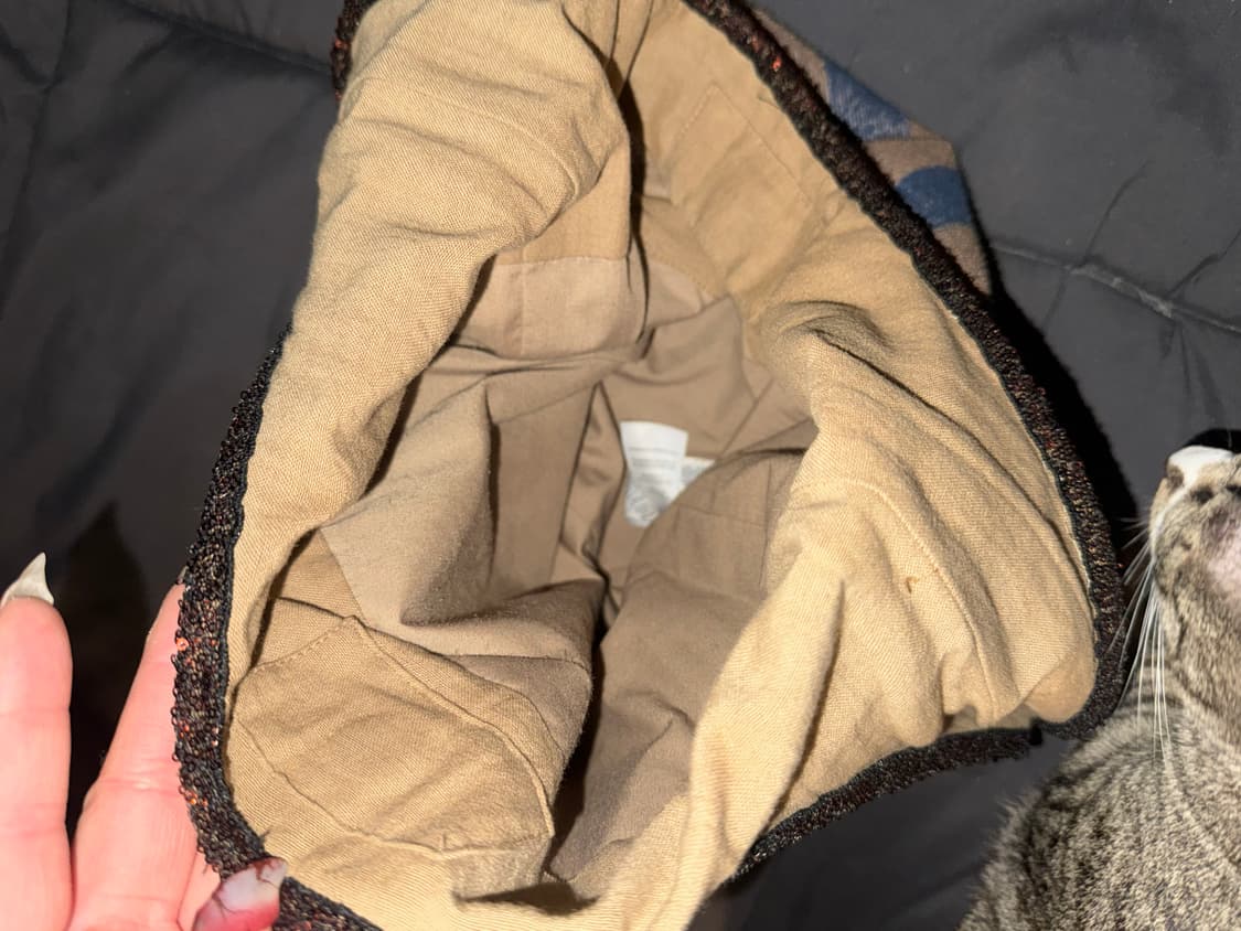 스컬프터 테리 호보백 브라운 새상품급 상품이미지7