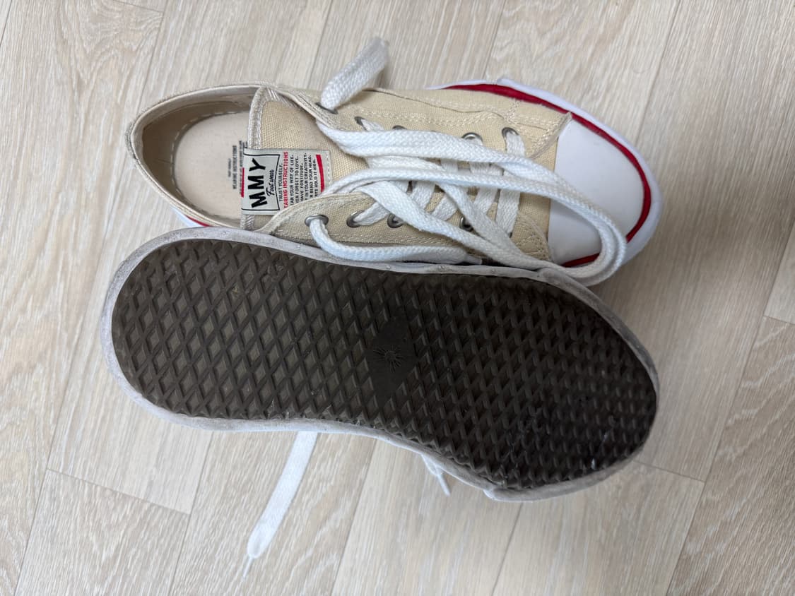 메종 미하라 야스히로 피터슨 OG 솔 캔버스 로우탑 EU44 상품이미지6