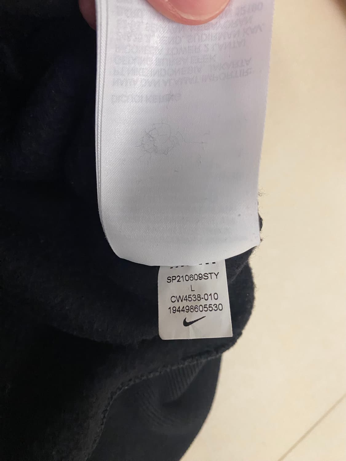 (아시아L) 나이키 ACG 써마핏 플리스 풀오버 후드 블랙 앤트러사이트 상품이미지6