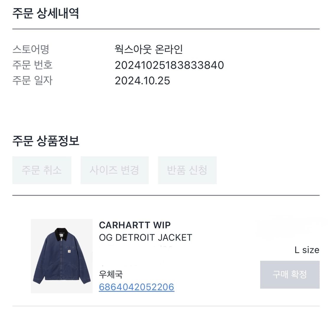 칼하트윕 디트로이트 에어포스 블루 상품이미지6