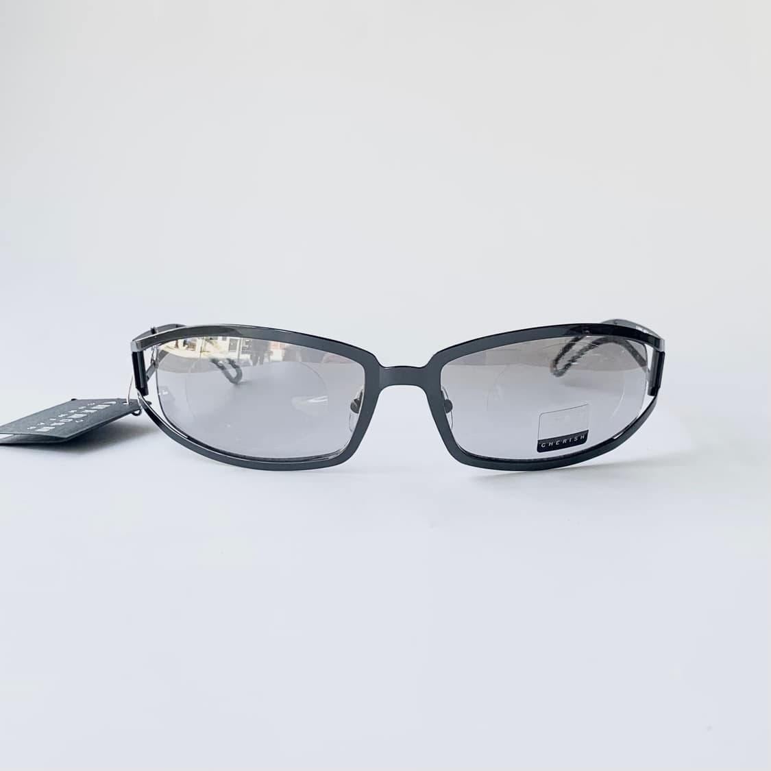 967 데드스탁 빈티지선글라스 실버 타원형 안경테 클래식 오벌 메탈 상품이미지2