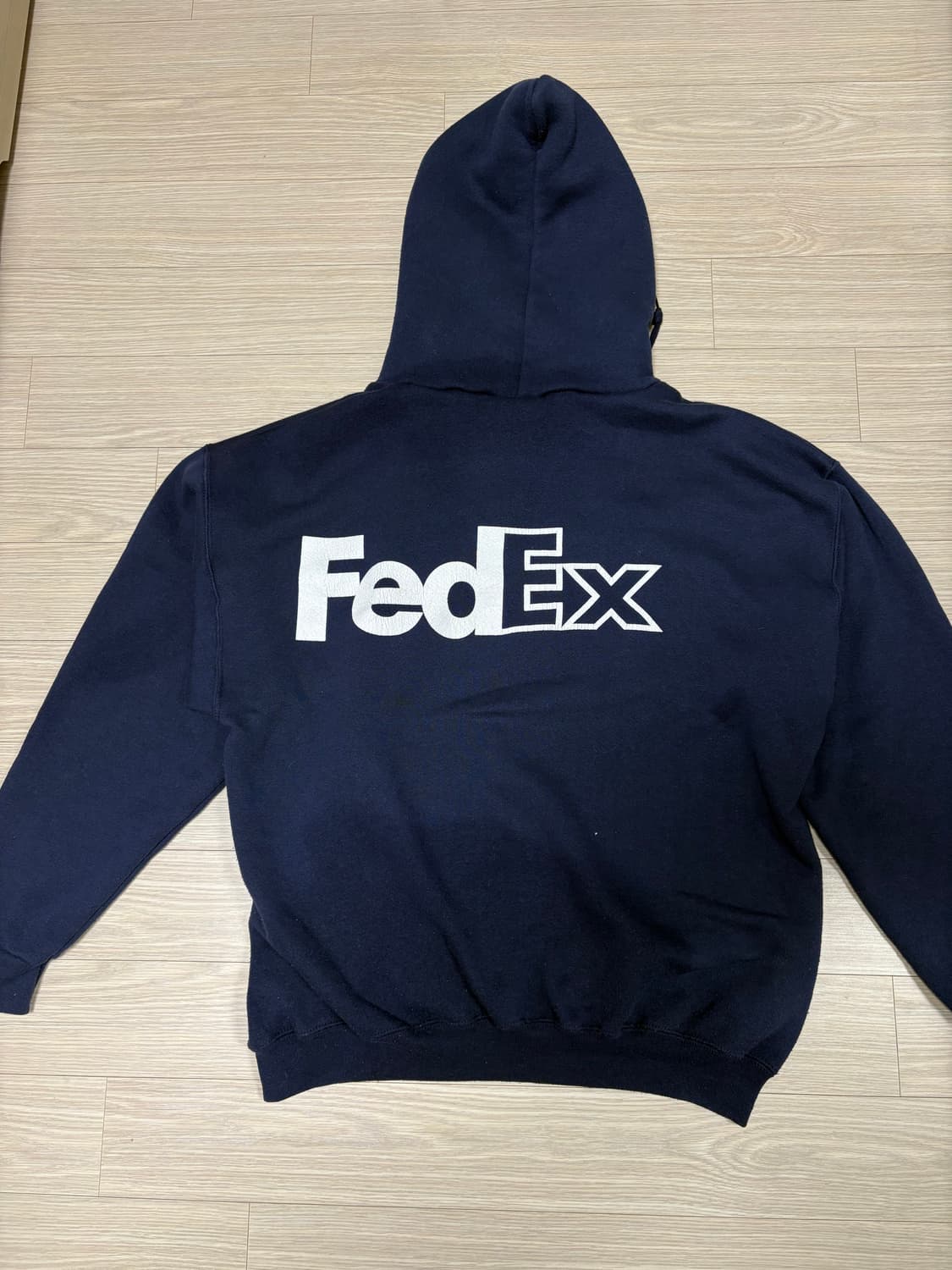 [L] fedex 페덱스 디스커스 후드티 네이비 상품이미지4