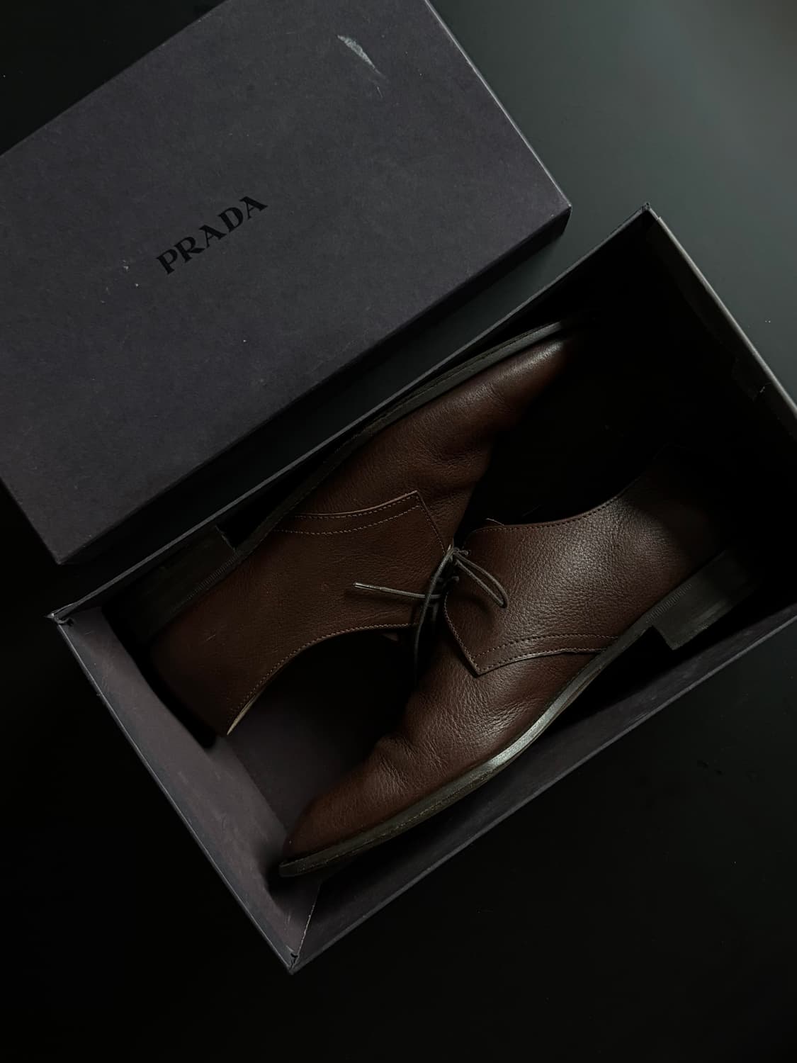 프라다 스퀘어 더비슈즈 285 상품이미지1