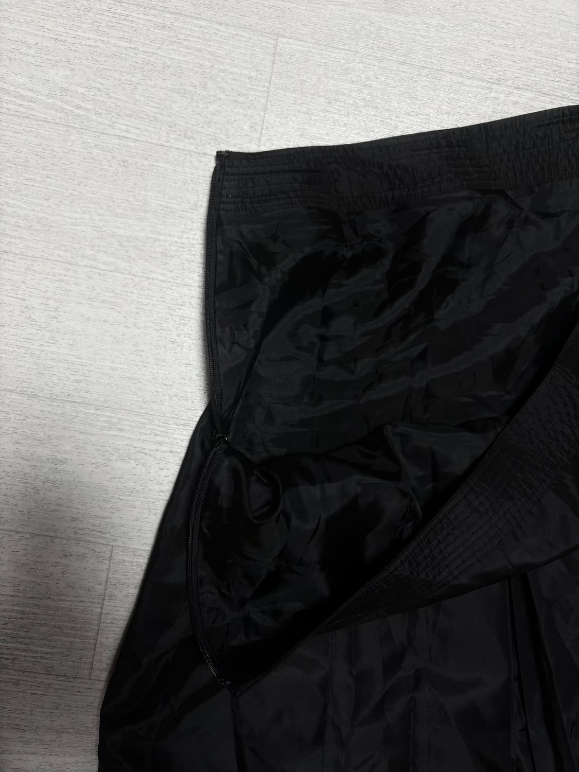 일본 빈티지 세틴 롱스커트 상품이미지3