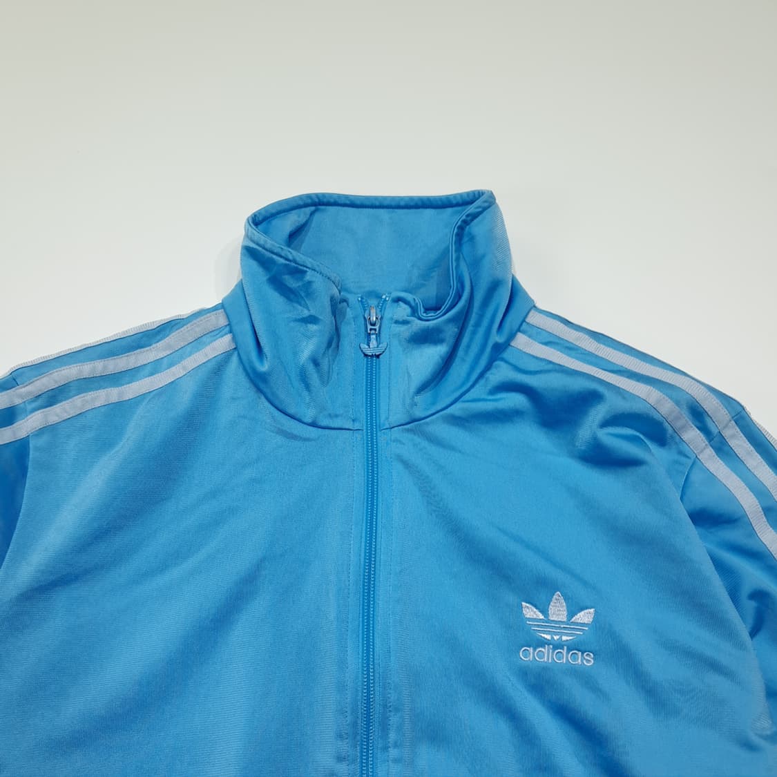 CL963 L 아디다스 90s 올드스쿨 빅트레포일 스카이블루 트랙자켓 상품이미지2