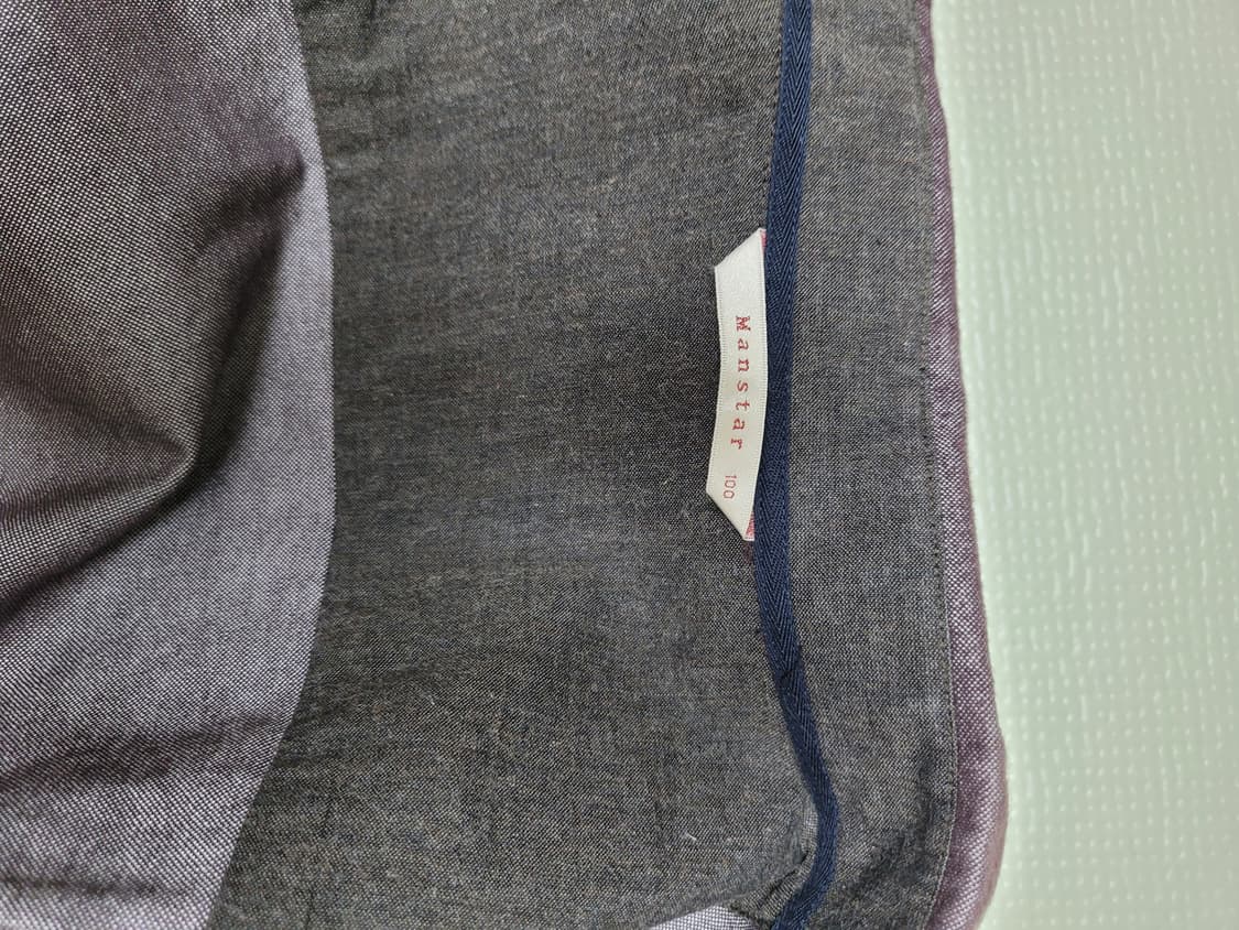 맨스타 Manstar 남자 드레스셔츠 100 버건디브라운 상품이미지9