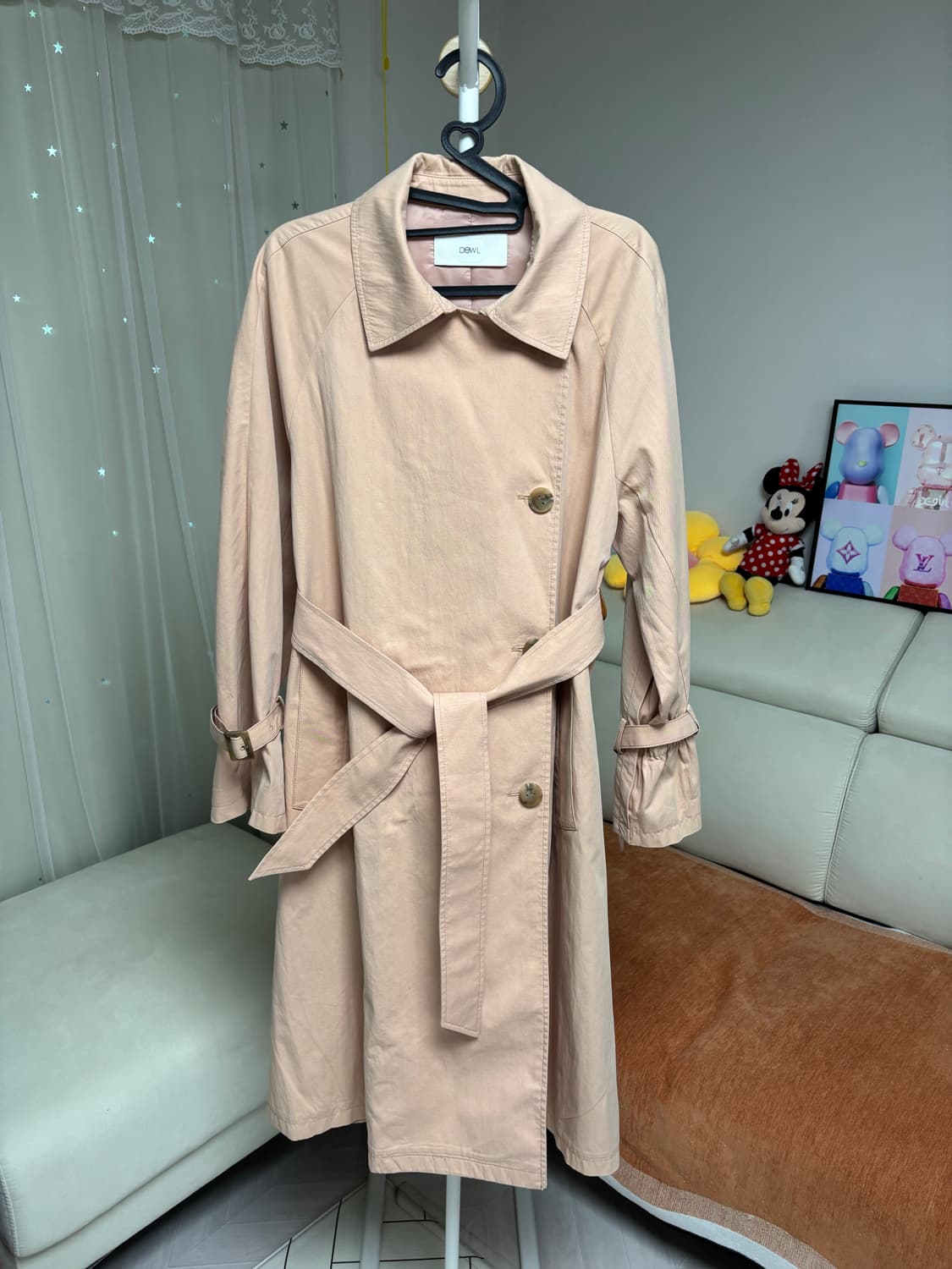 듀엘 롱 트렌치코트 상품이미지2