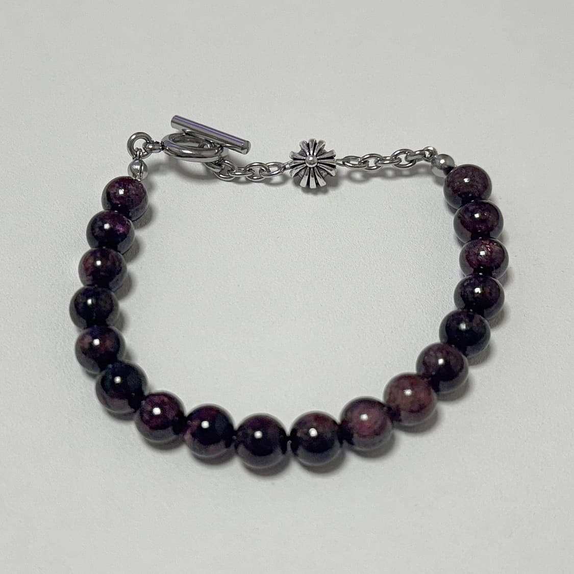 천연석 십자가 가넷 원석팔찌 상품이미지2