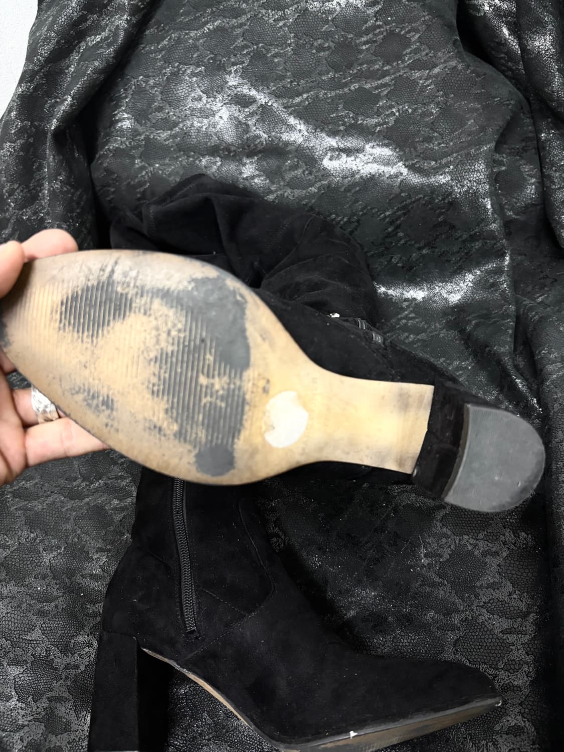 “Vintage” Y2K Mood Black Long Boots 상품이미지9