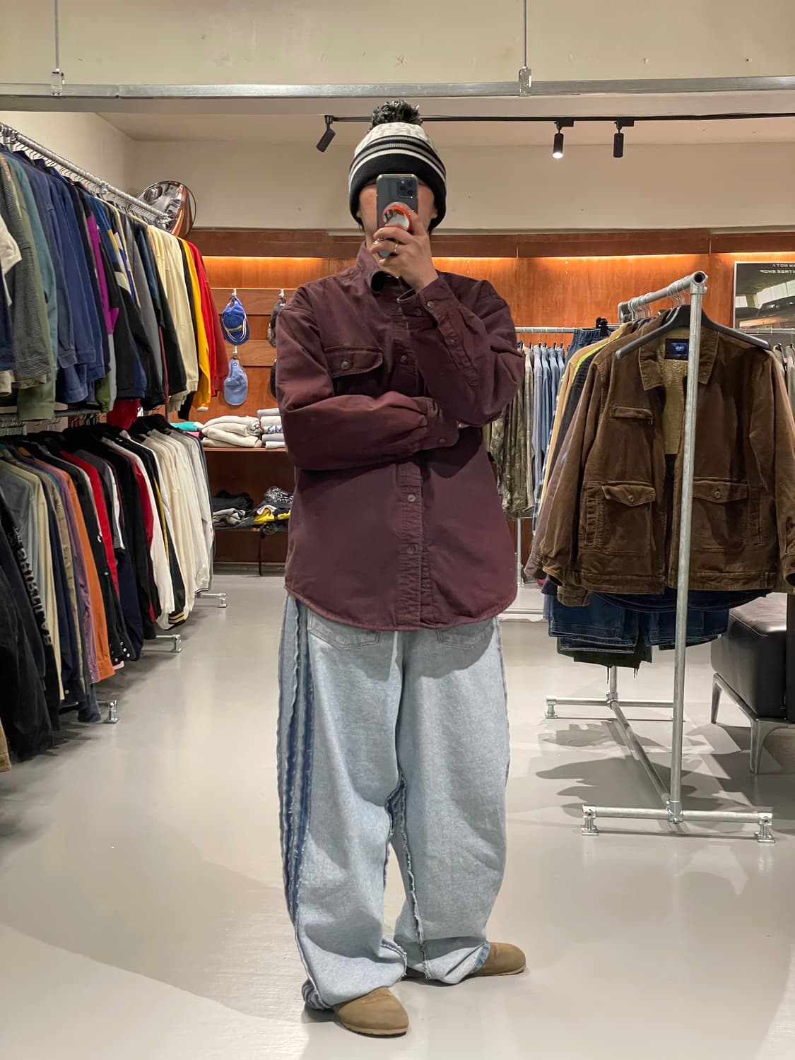 빈티지 플리스 셔츠   상품이미지4