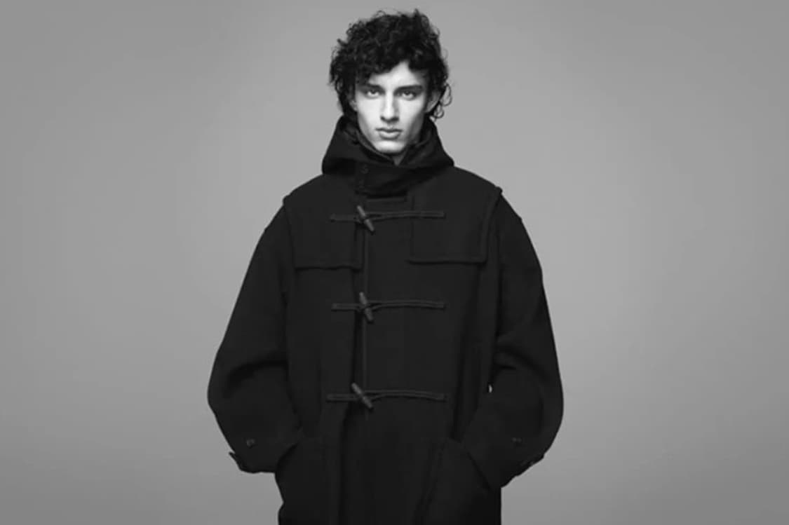 유니클로x질샌더 더플코트 네이비 XL 상품이미지7