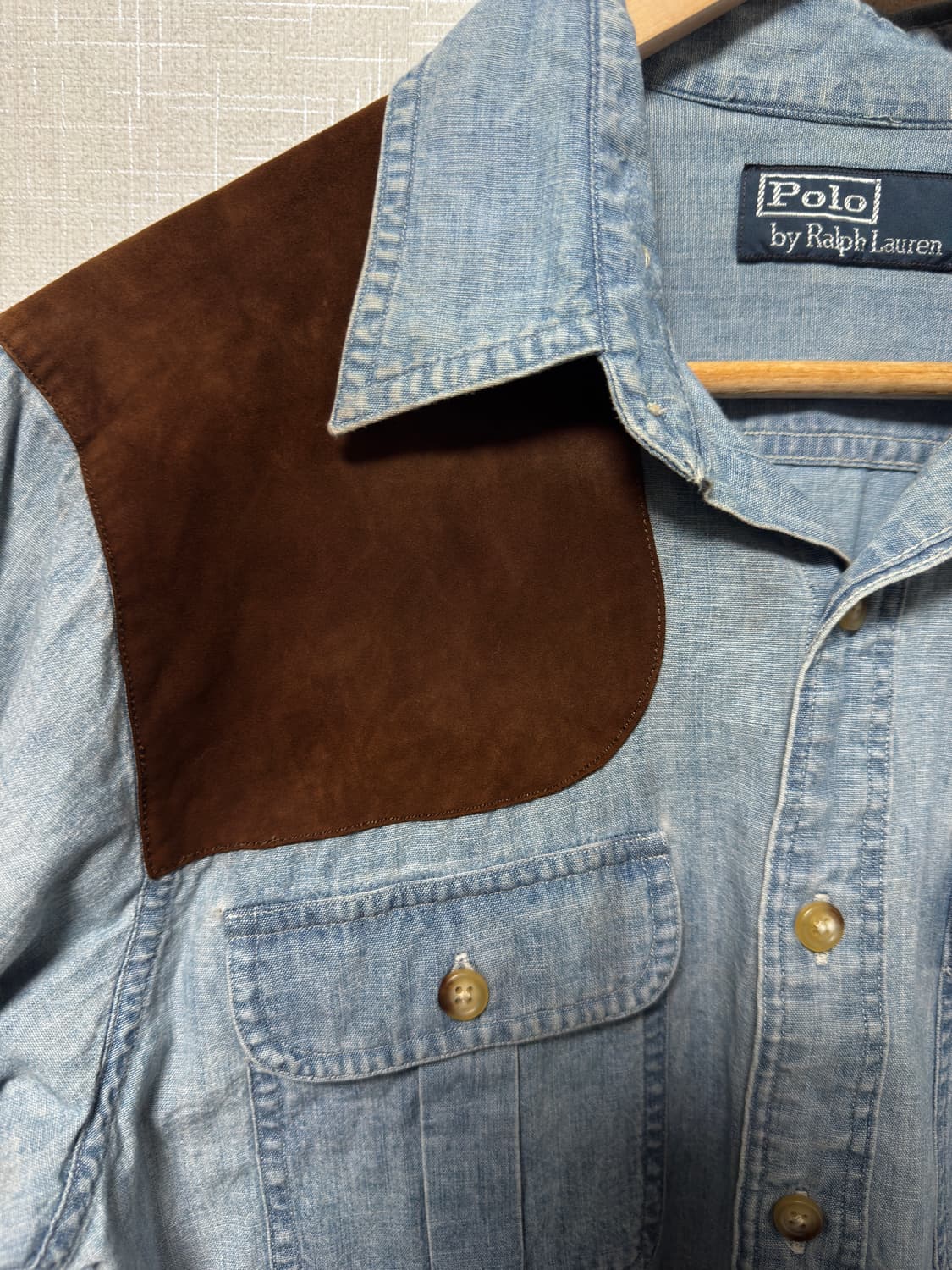 폴로 랄프로렌 웨스턴 데님 셔츠 S 상품이미지3