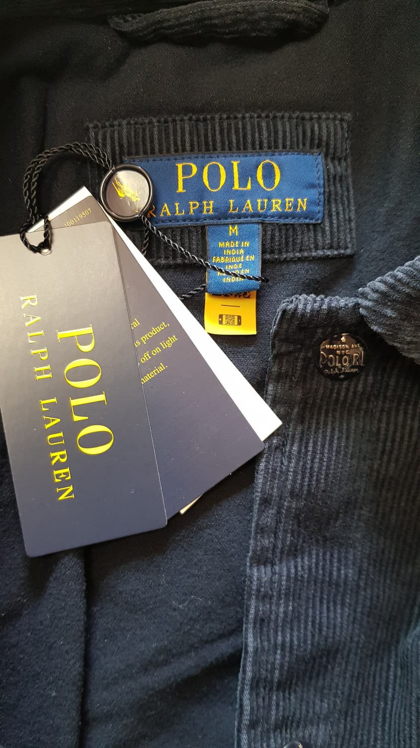 [새상품/M] 폴로 코듀로이 레터 자켓 팝니다. 상품이미지4