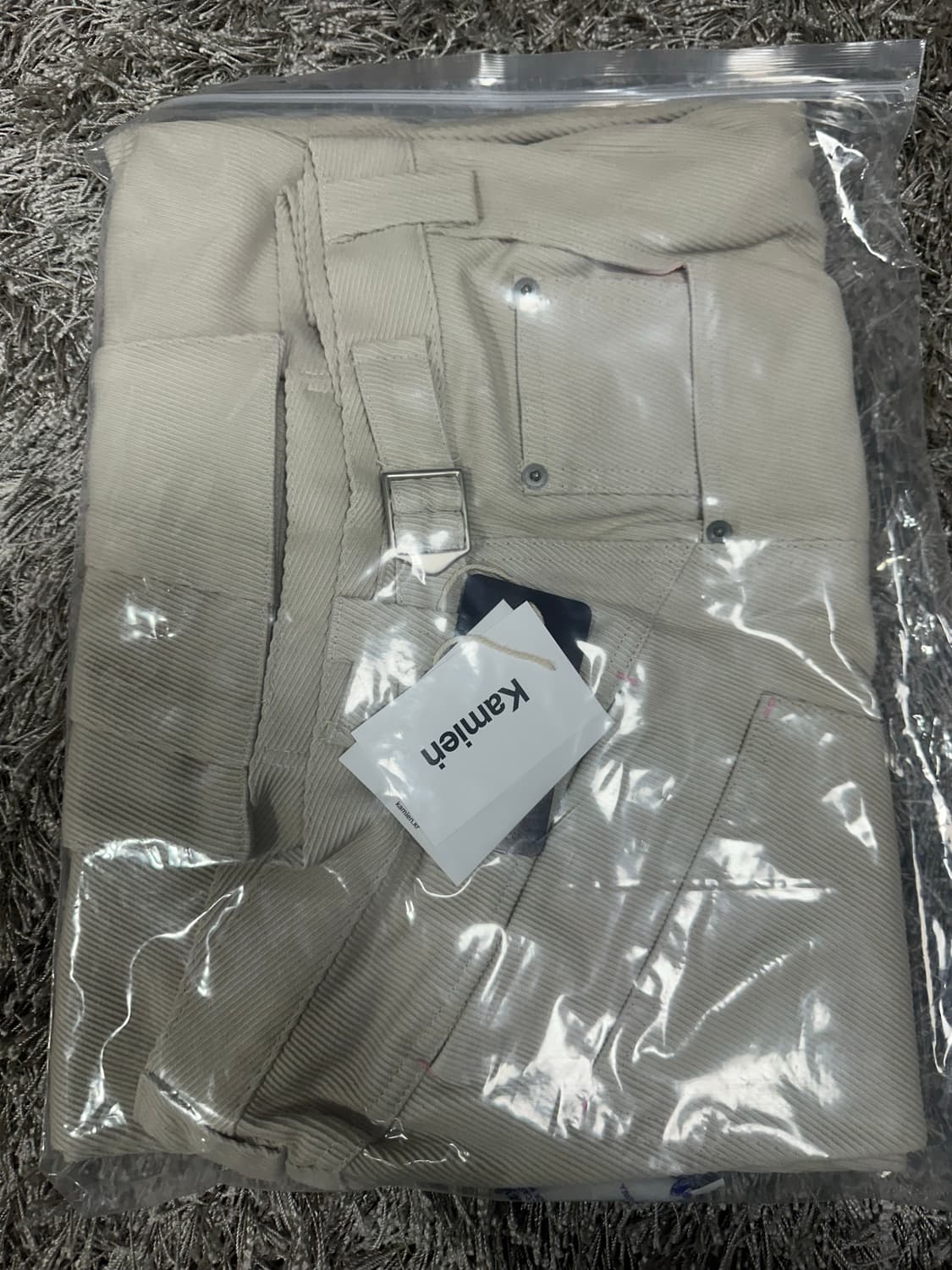 [3] 카미엔 버뮤다 팬츠 라이트 베이지 상품이미지3