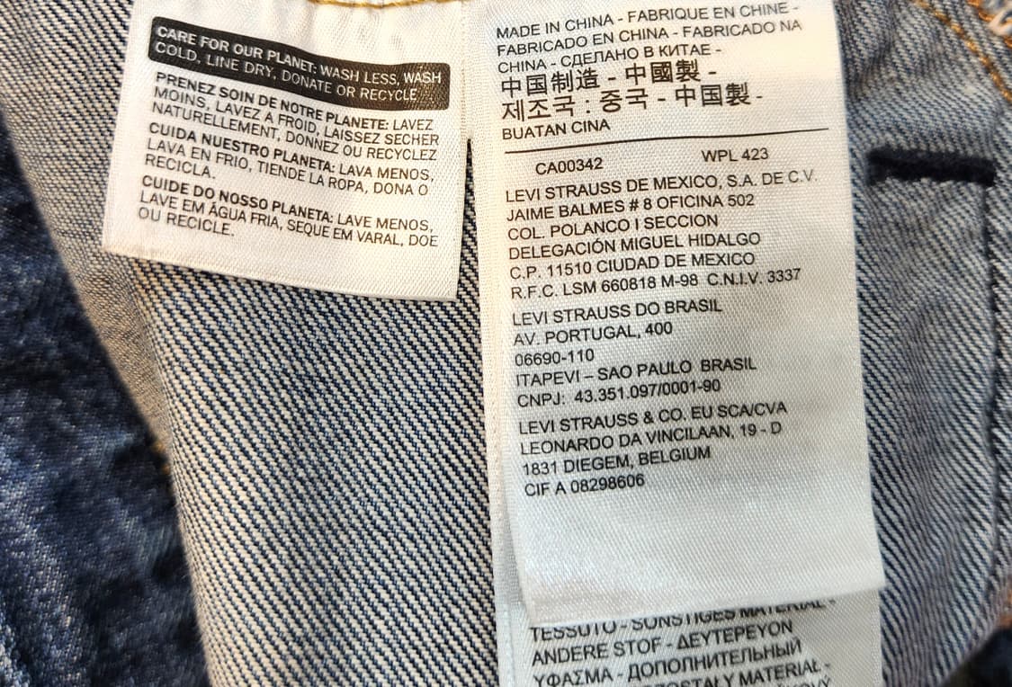 남,여 프리)LEVIS 리바이스 후드 믹스 데님 자켓 상품이미지8