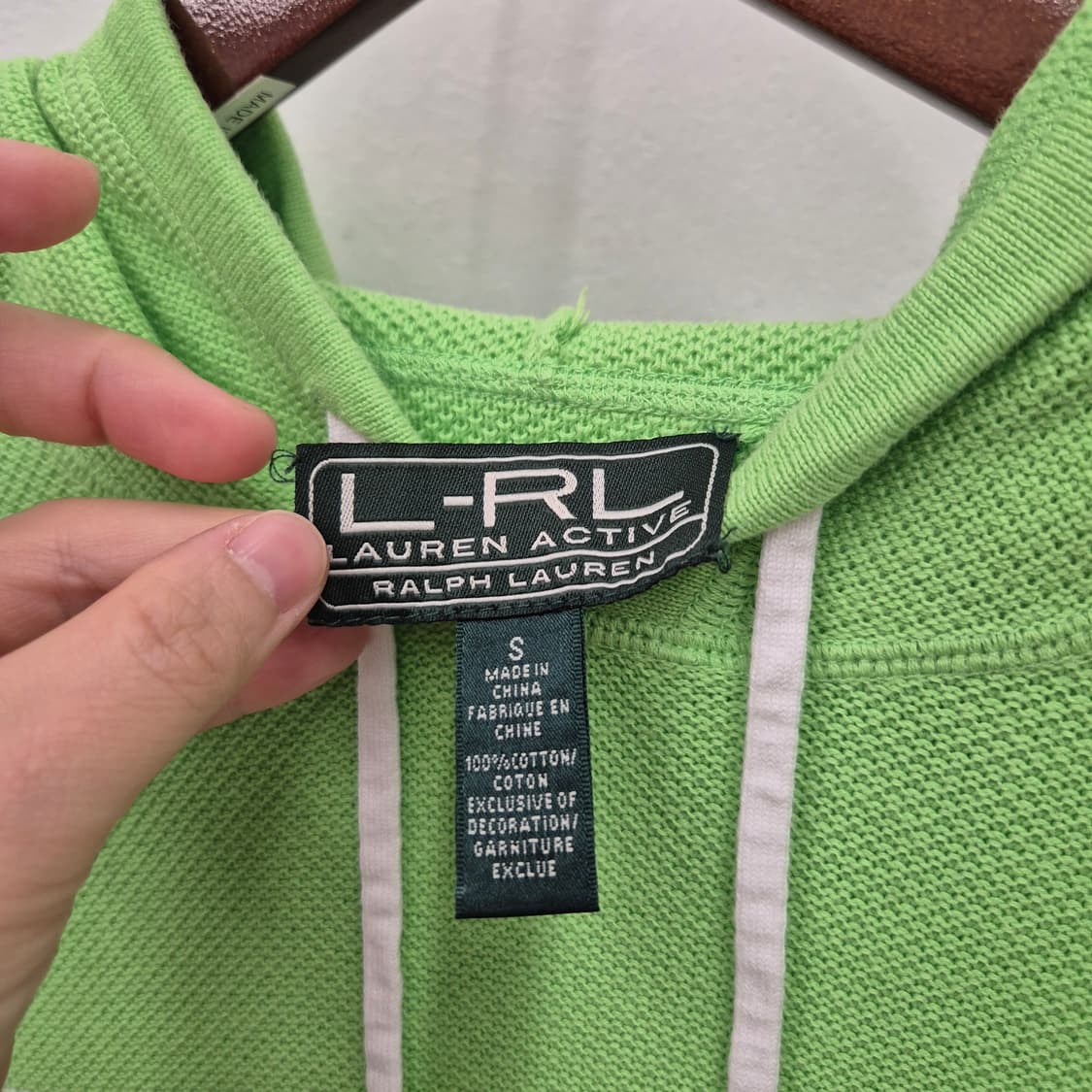 로렌 랄프로렌 로렌 엑티브 니트 후드티 S 상품이미지3