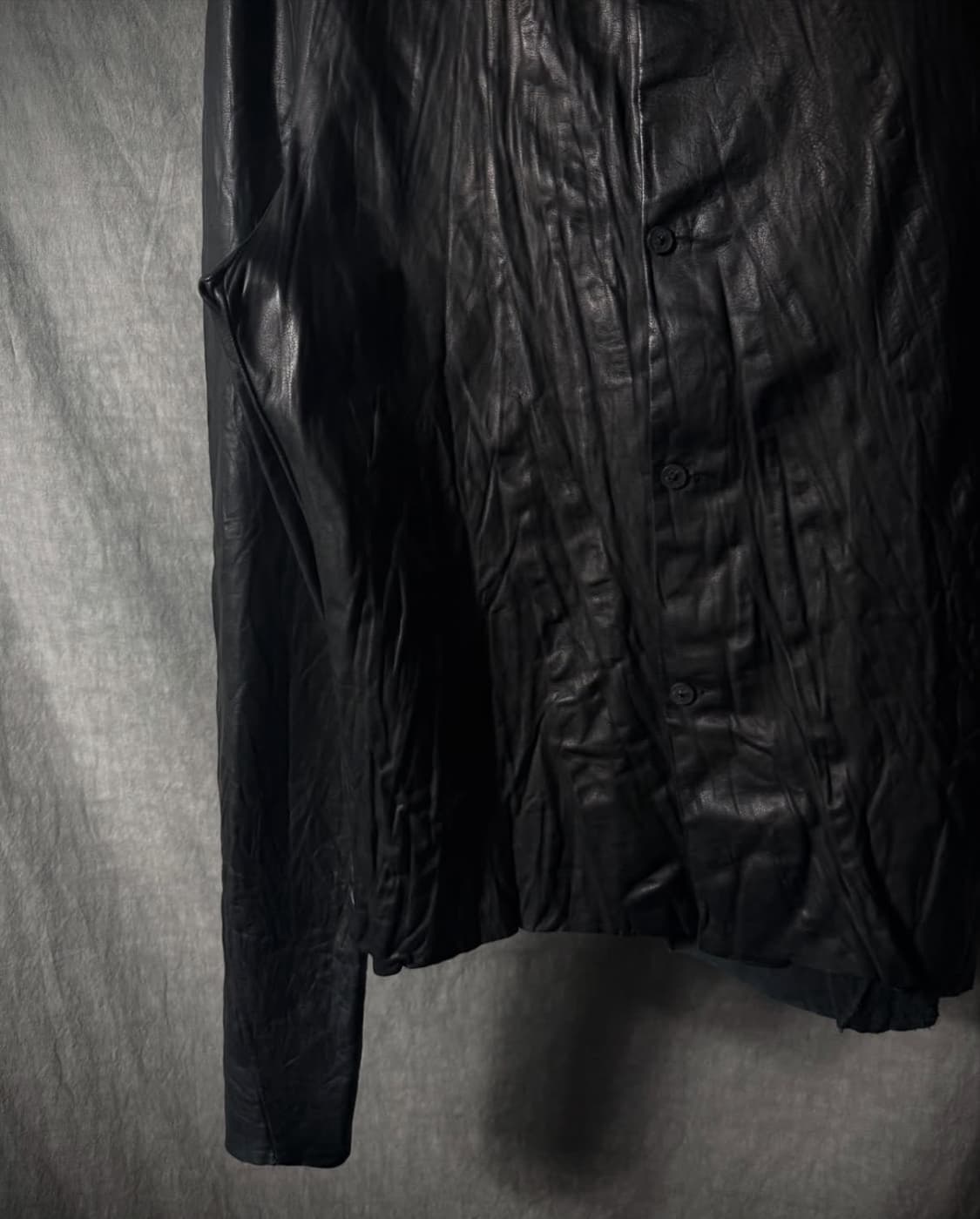 m.a+ Lamb Leather Wrinkle Shirt Jacket 상품이미지6