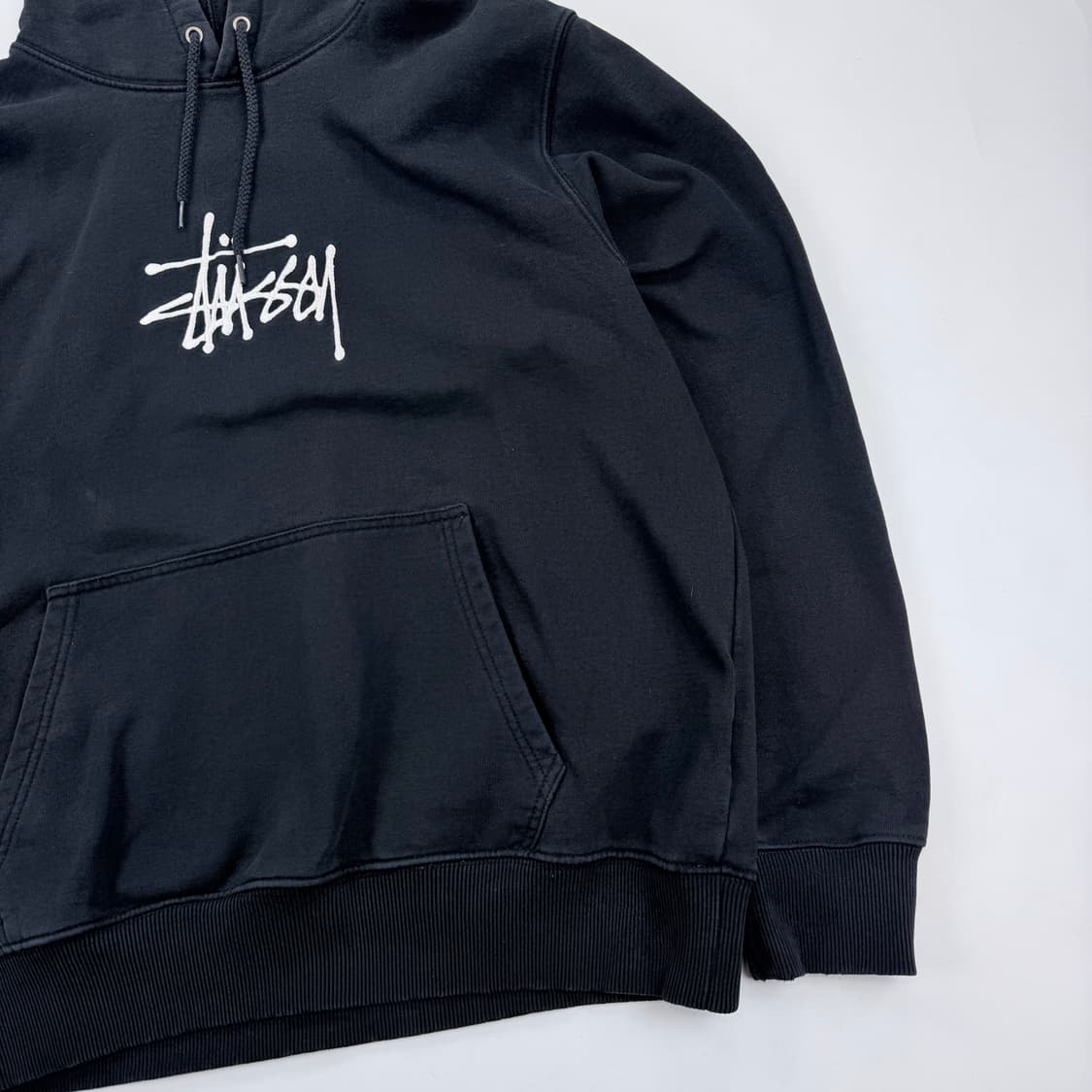 스투시 베이직 자수로고 후드티 상품이미지4