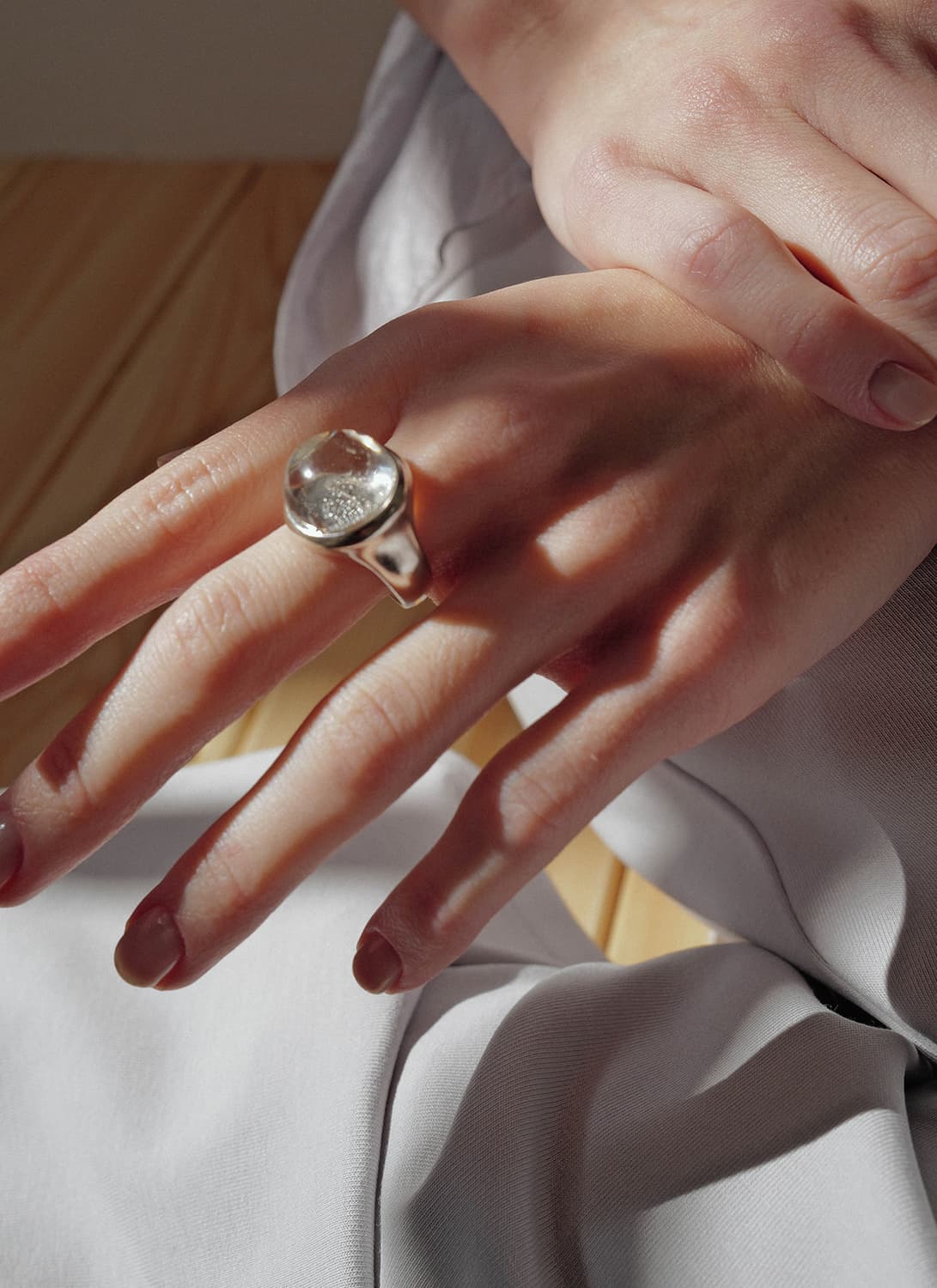 (2회착용) 포틀 Fotl Earth ring 어스링 반지 _ 12호 상품이미지3