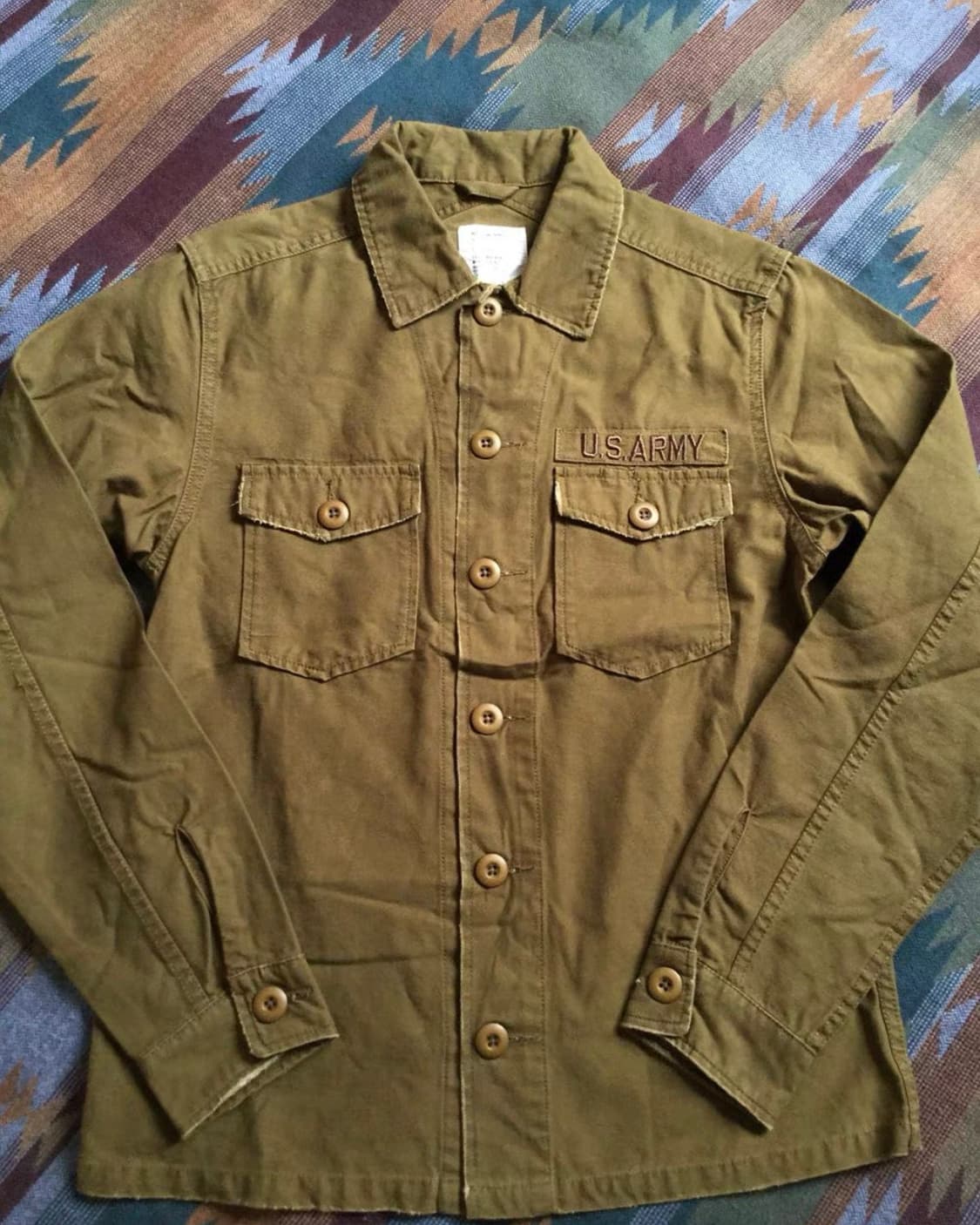 [Vintage] HOUSTON 밀리터리 US ARMY 셔츠 상품이미지2