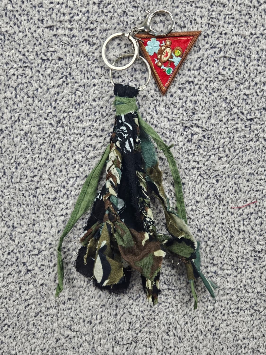 핸드메이드 커스텀 패치 반다나 카라비너 키링 ( OS ) / 11678 상품이미지1