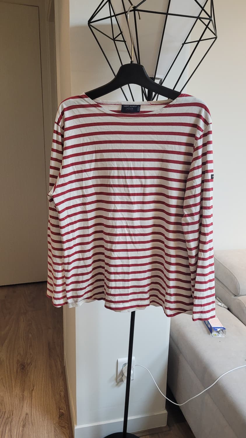 세인트제임스  기본+스트라이프 티셔츠2장 일괄 상품이미지8