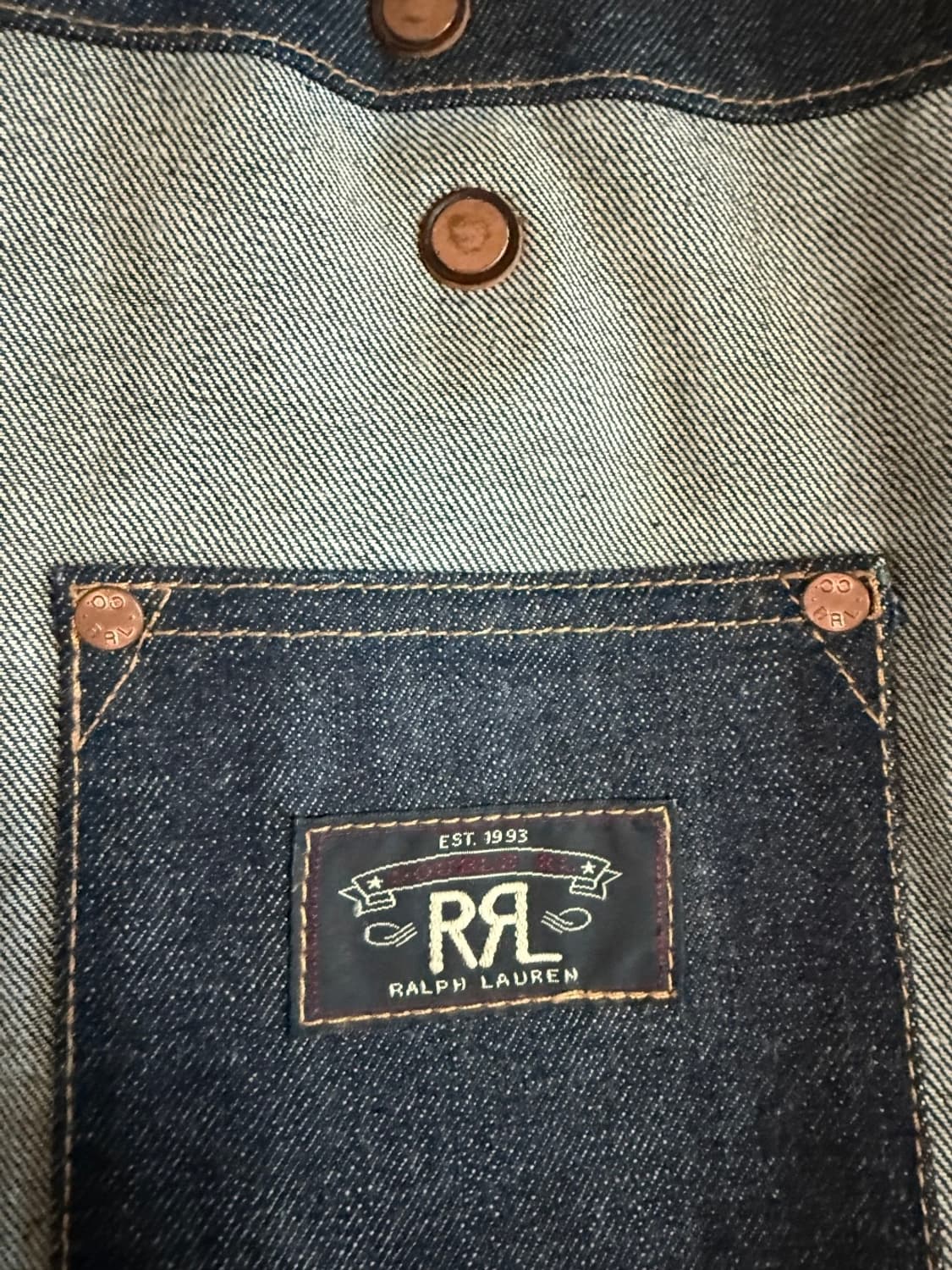 RRL 인디고 데님 토트백 상품이미지5