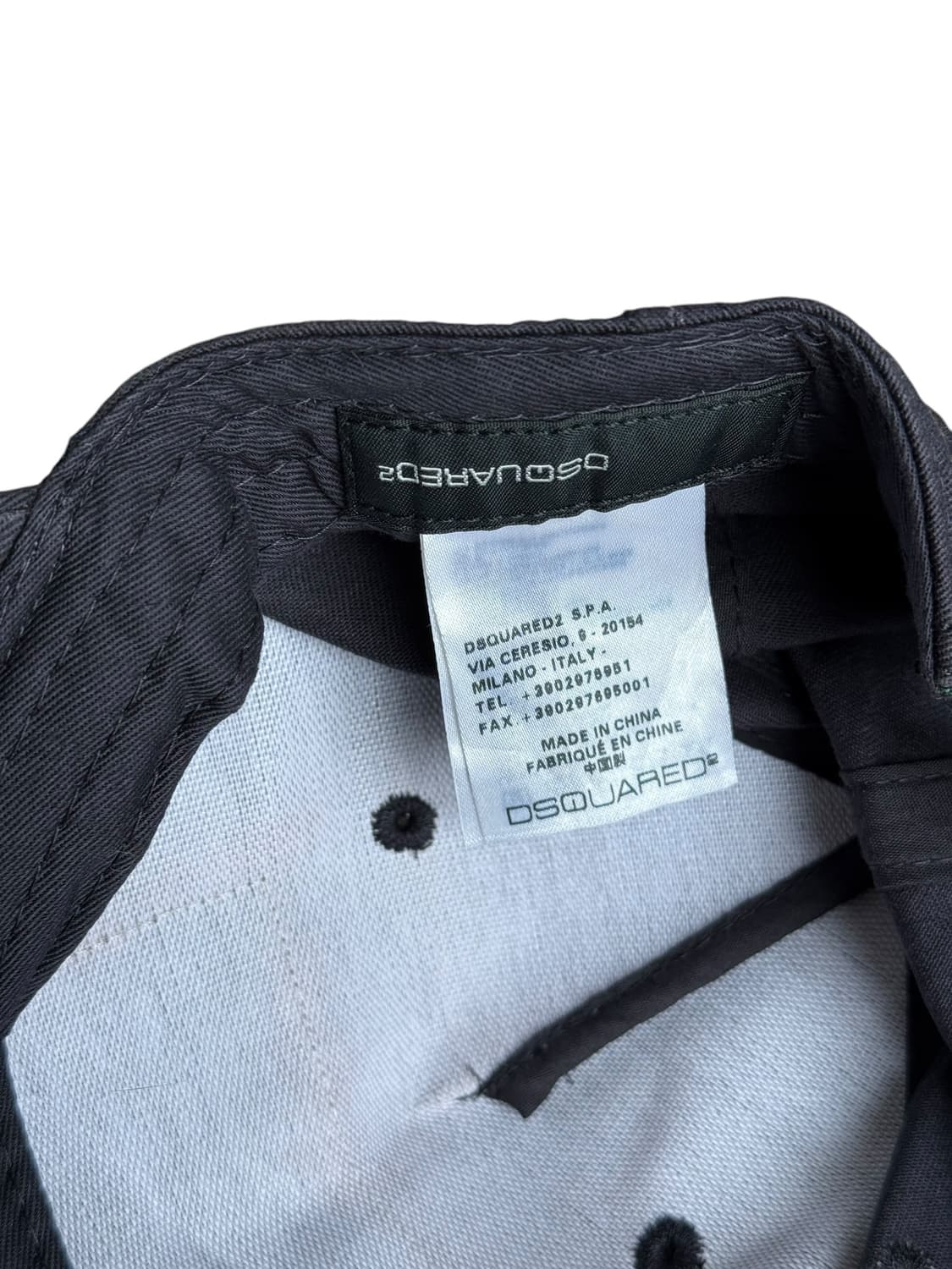 디스퀘어드2 네이비 패치 캡 상품이미지4