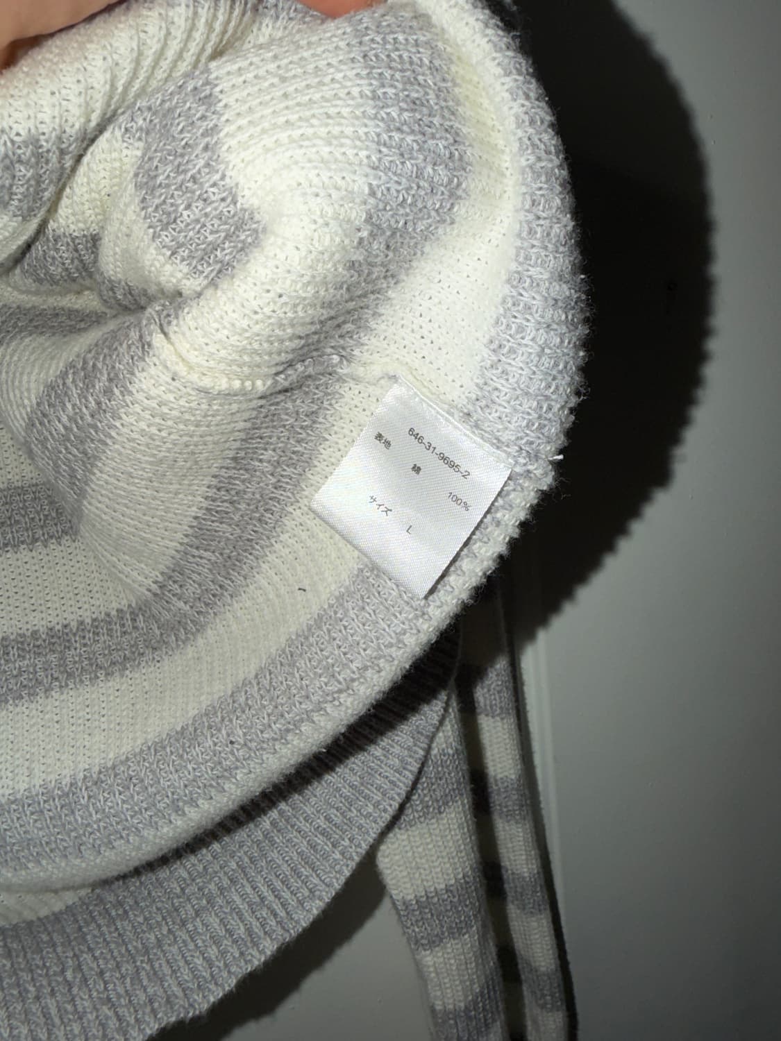 일본빈티지 오프숄더 스트라이프 탑 상품이미지7