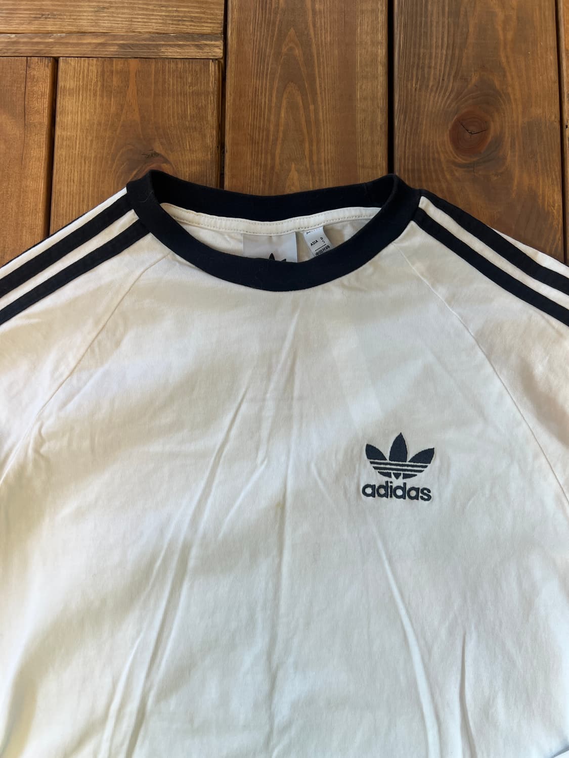 아디다스 블랙 앤 화이트 롱 슬리브 상품이미지7