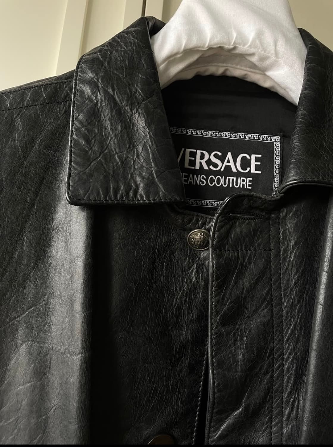 Versace Archive Leather Jacket 상품이미지2