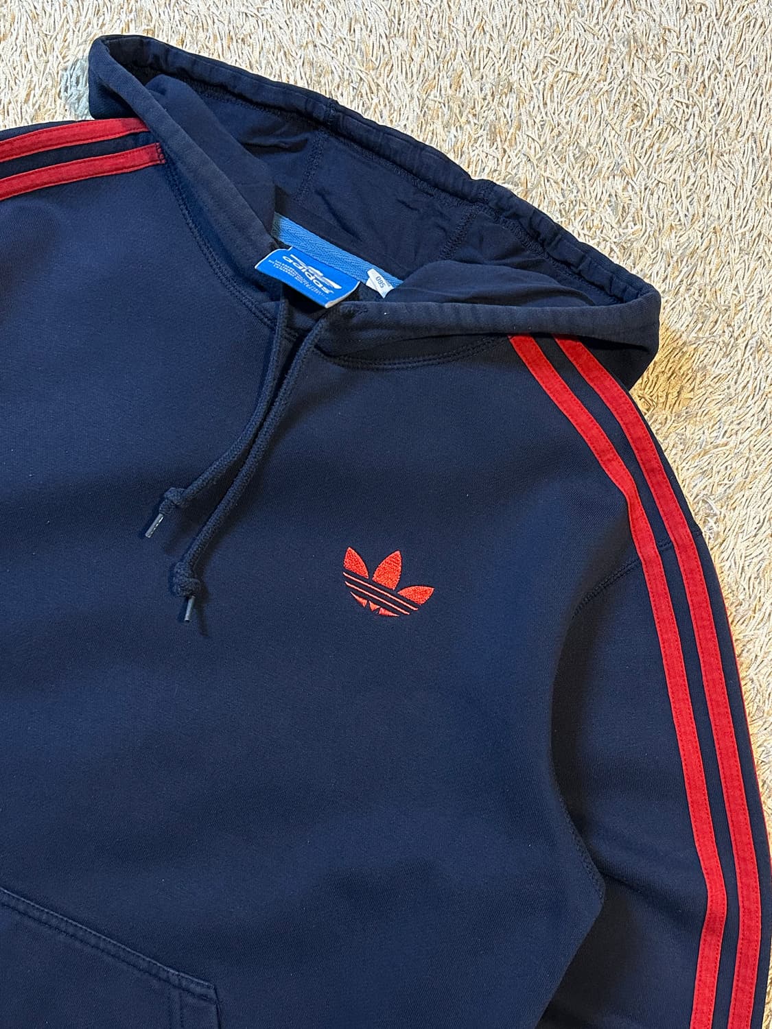 아디다스 파이어버드 사이드라인 후드티 네이비 상품이미지2