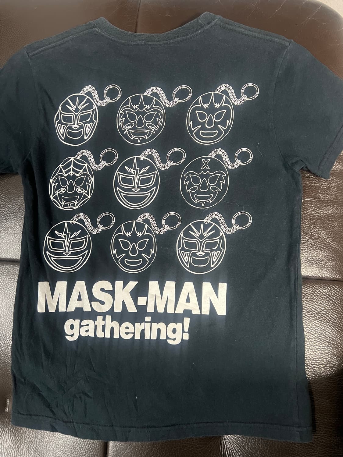 일본 빈티지 마스크맨 반팔 상품이미지3