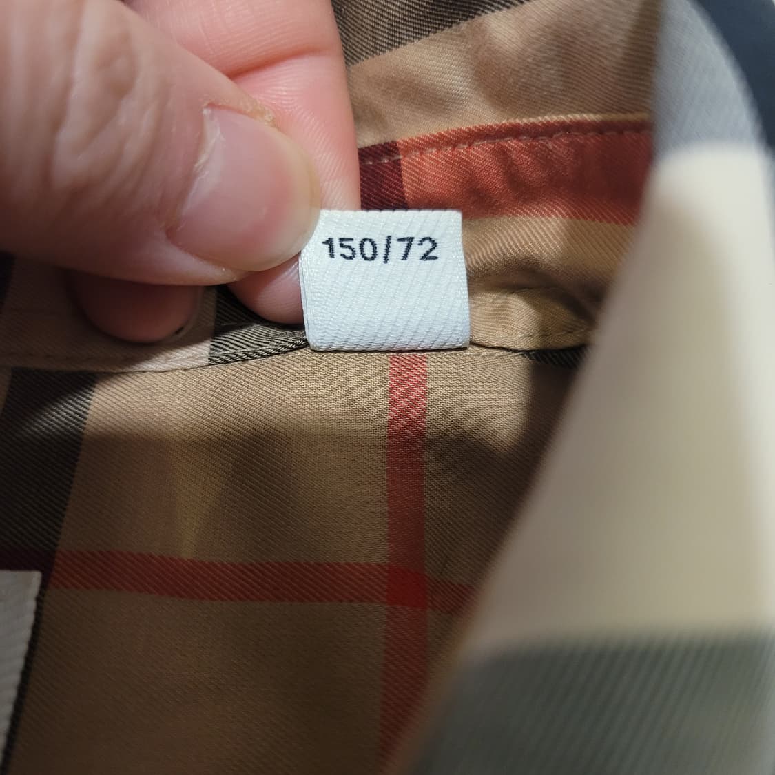 버버리 체크 스트레치 셔츠 12Y 상품이미지6