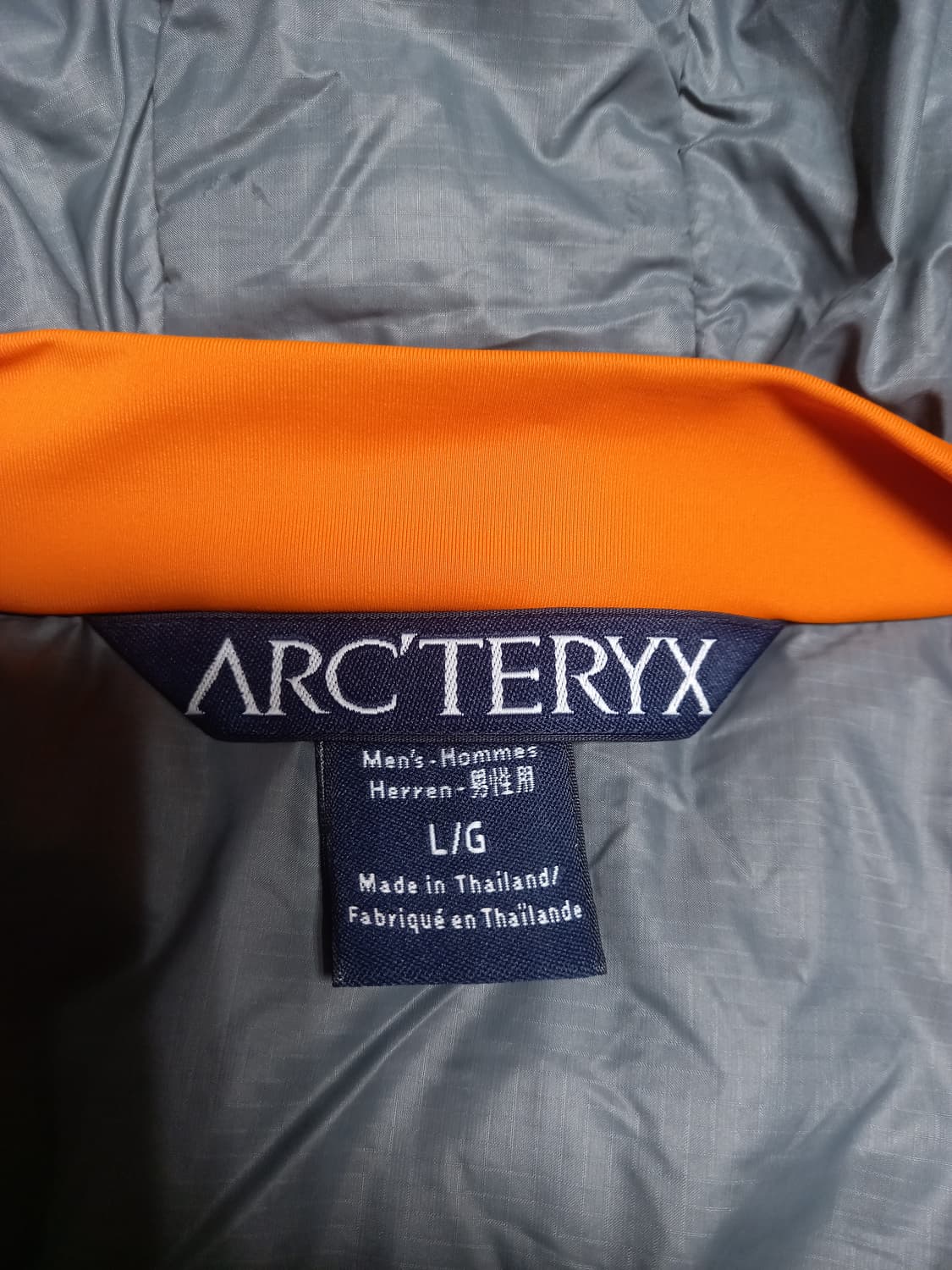 아크테릭스 아톰 후디 오렌지 L(실용105) 상품이미지3