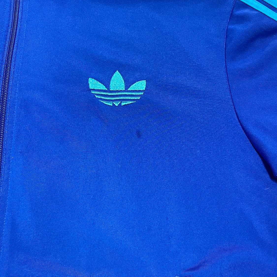  아디다스 오리지날 삼선 블루민트 집업 져지 남성S 상품이미지4