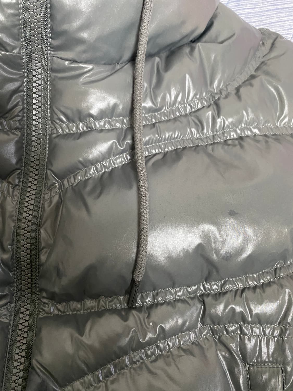 미스치프 에일리언 다운 자켓 카키 S 상품이미지7