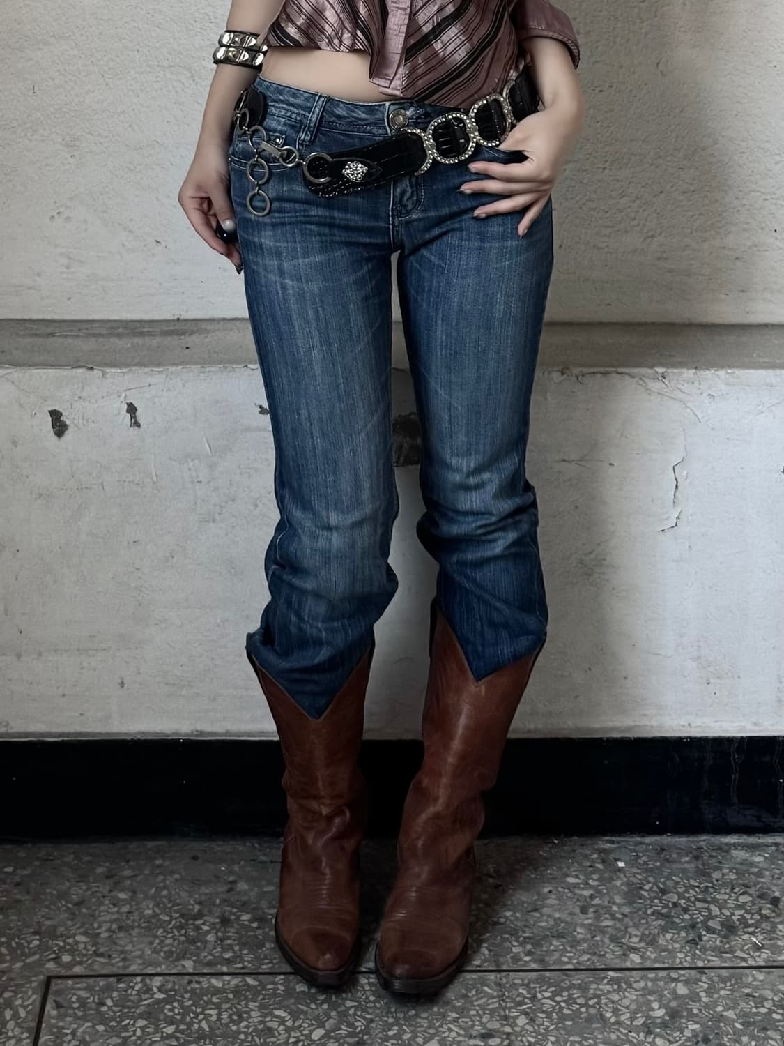 Denim boots cut pants 상품이미지2