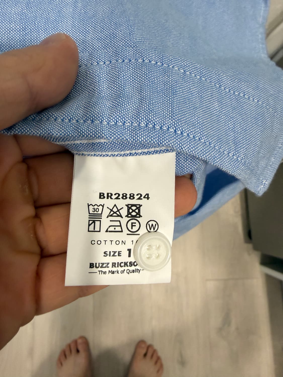 버즈릭슨 옥스포드 밀리터리셔츠 BR28824  상품이미지5