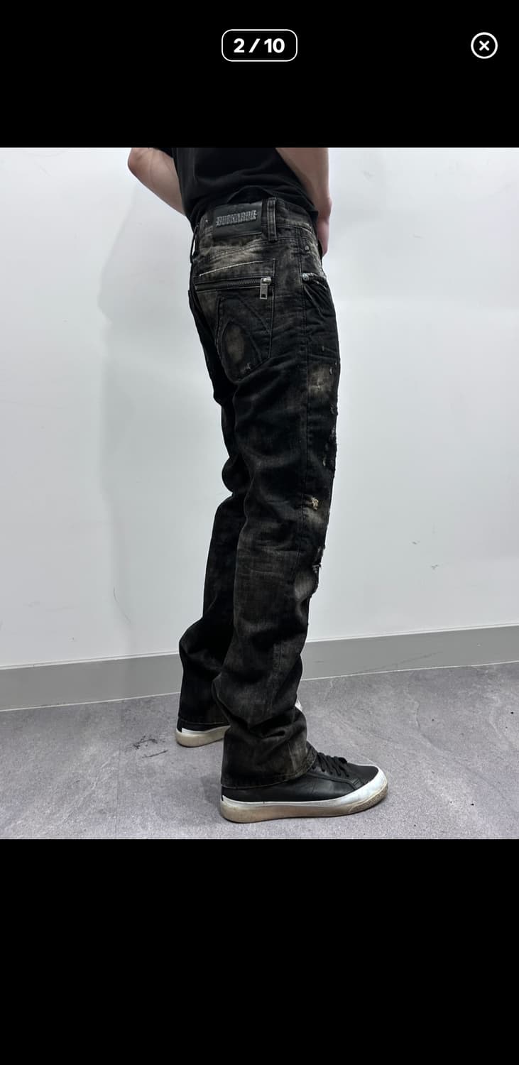 버카루 하드워싱 디스트레스드 데님 상품이미지2