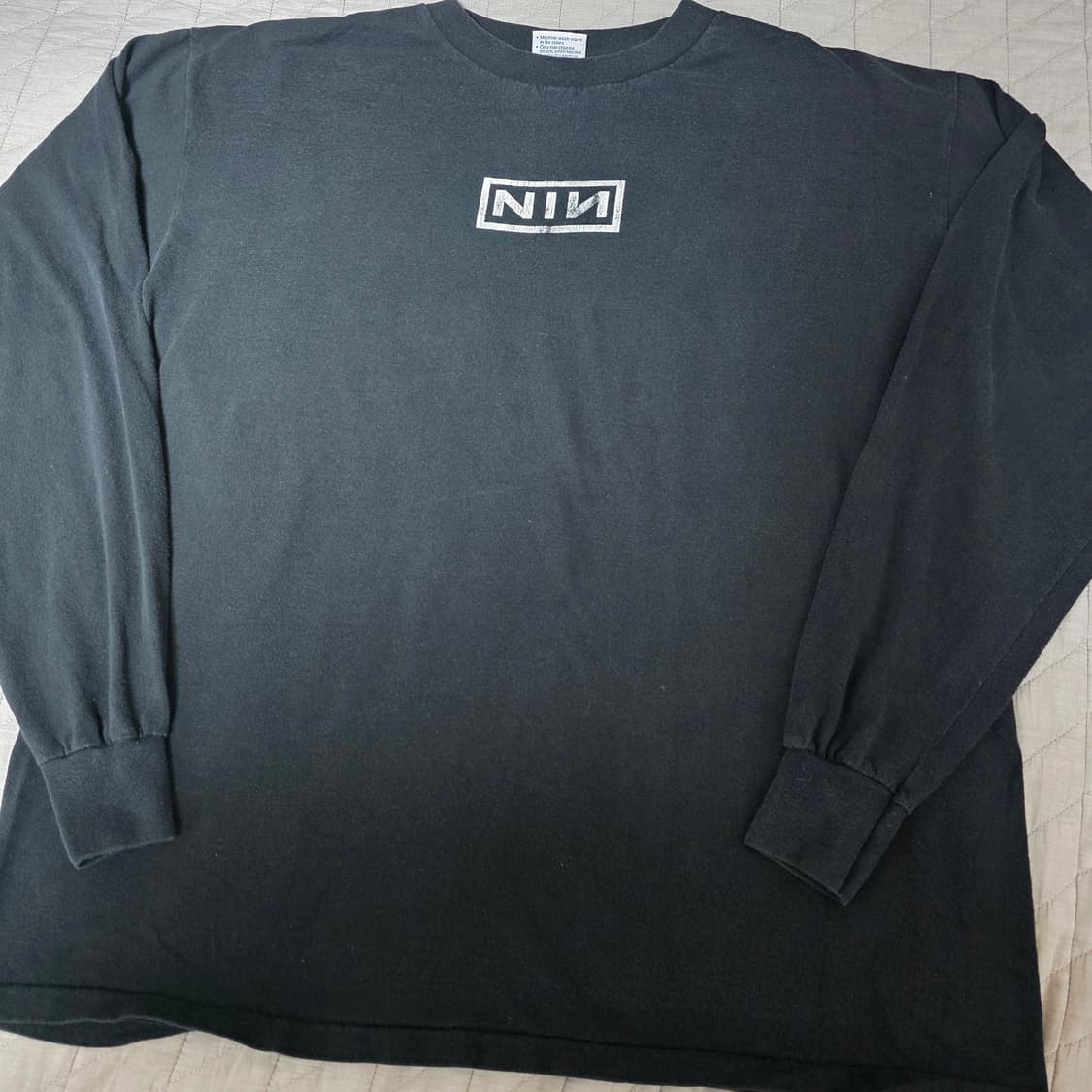 [XL] 90s 나인인치네일스 DOWNWARD 빈티지 밴드티 롱슬리브 상품이미지5