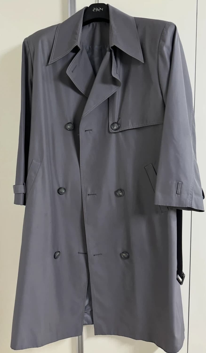23&24 브랜드 회색 롱 트렌치 코트 A급 저렴하게 판매합니다.(남녀  상품이미지5