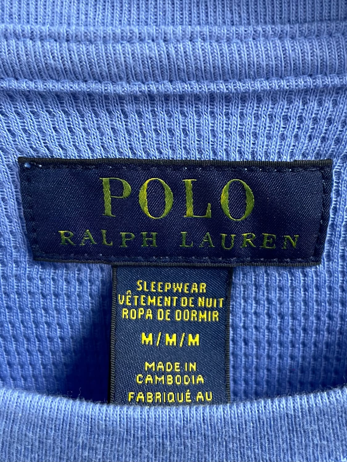 폴로 랄프로렌 스카이블루 와플티 (on.09)   상품이미지5