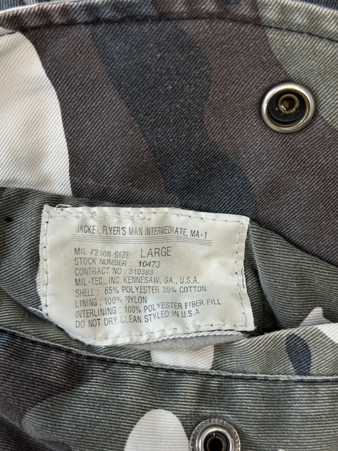 usa 플라이트 카모 ma-1 자켓  상품이미지4