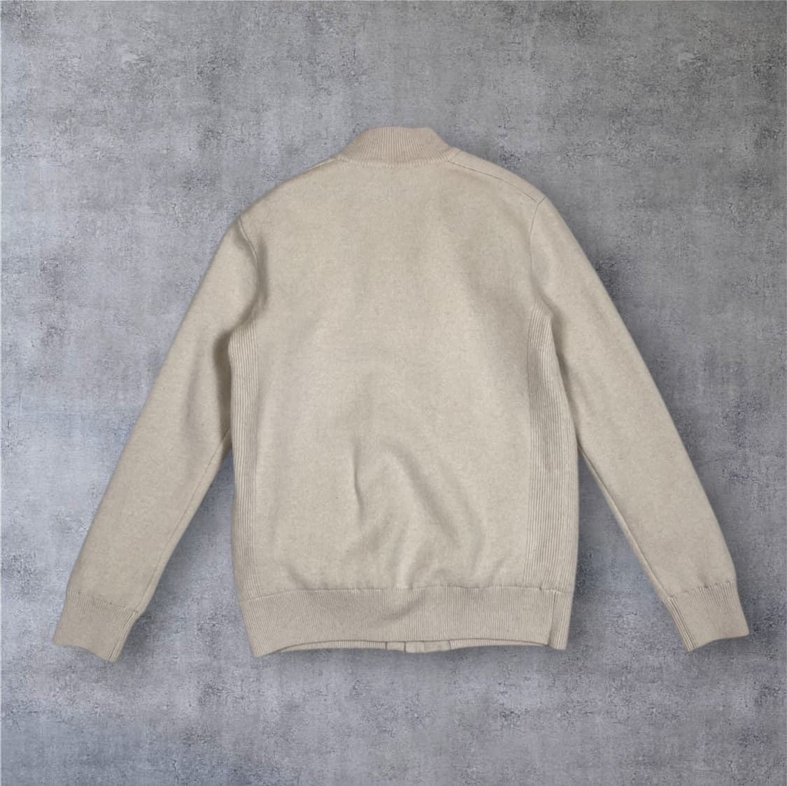 헤지스 Hazzys 아이보리 니트 집업 95 상품이미지6