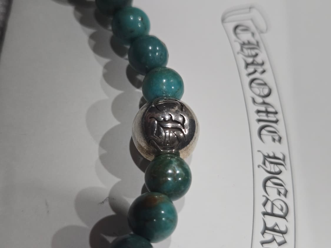 크롬하츠 비즈&터키석10mm팔찌(정품) 상품이미지9