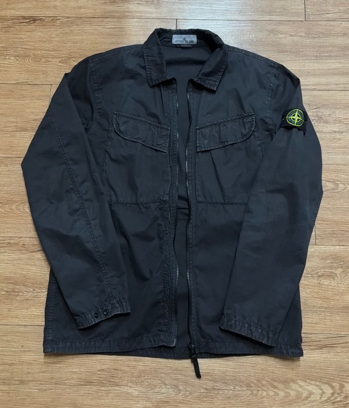 스톤아일랜드 올드이펙트 22fw 블랙 L 상품이미지1