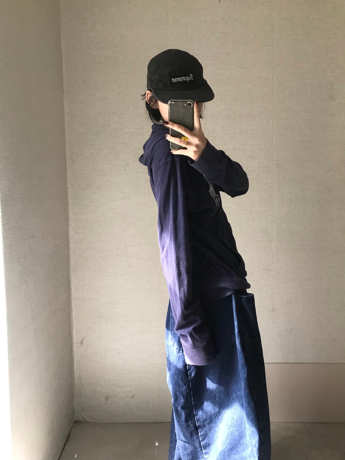 폴로 네이비 빅포니 후드집업 상품이미지5