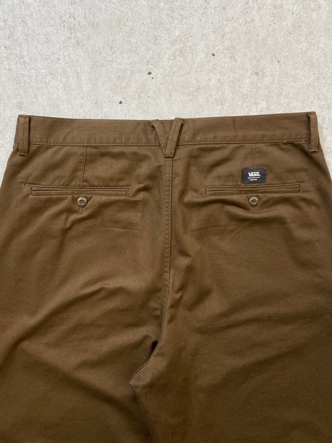 [36] Vans 반스 어센틱 브라운 배기핏 치노팬츠 상품이미지6